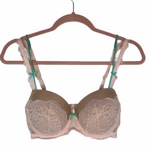 Victoria’s Secret Dream Angels Bra Lined Demi Mint DD